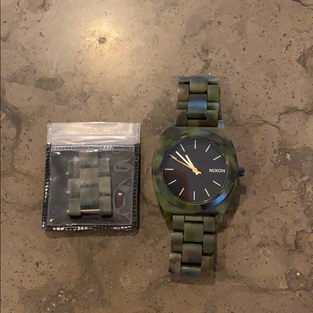 Nixon Time Teller Camo Acetate watch